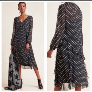NWOT Maeve by Anthoropologie Poka-dot Dress, P2P 19"